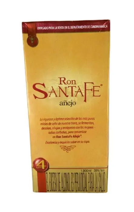 [1851-UND] RON SANTAFE CAJA 1000 ML UND