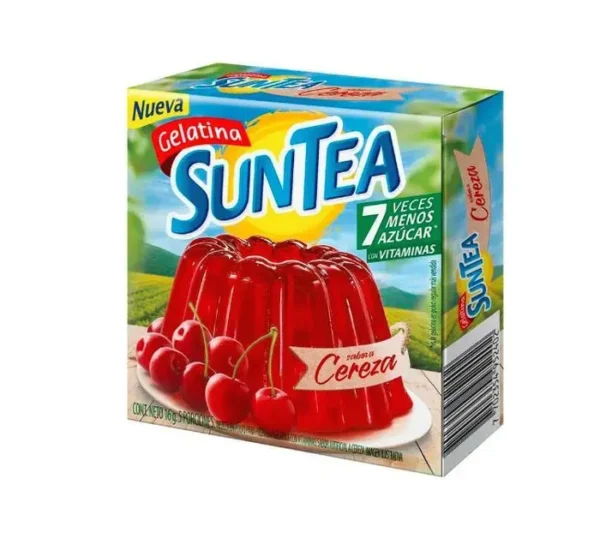 [10927-UND] GELATINA SUNTEA CEREZA 16 G UND