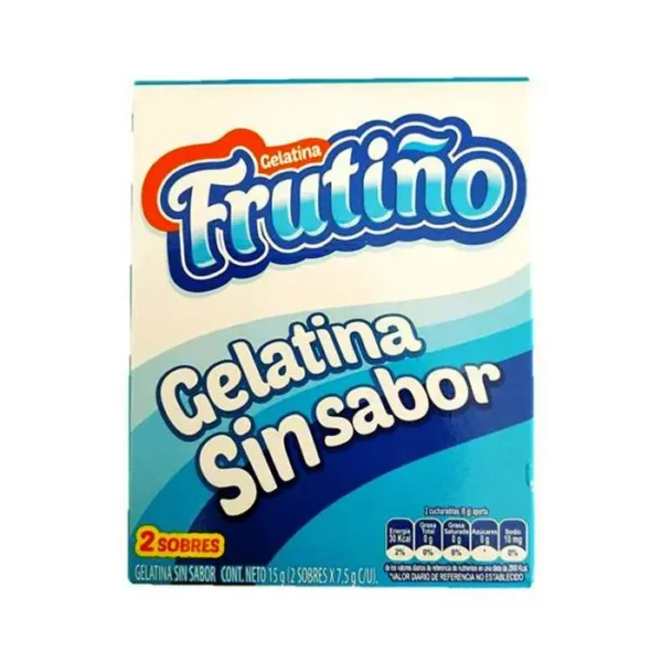 [563-UND] GELATINA SIN SABOR FRUTINO 15 GR UND