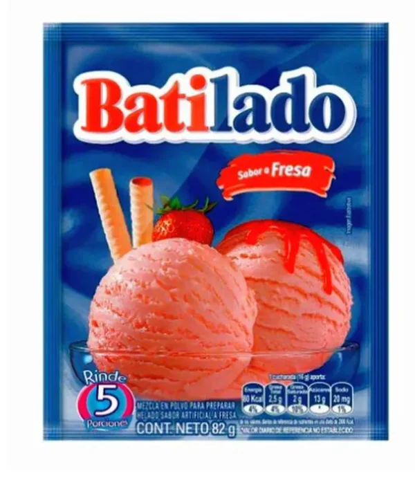 [572-UND] BATILADO FRESA 82 GR UND