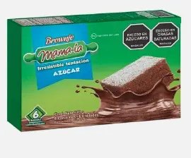 [13222-UND] BROWNIE MAMA IA AZUCAR 320 G UND