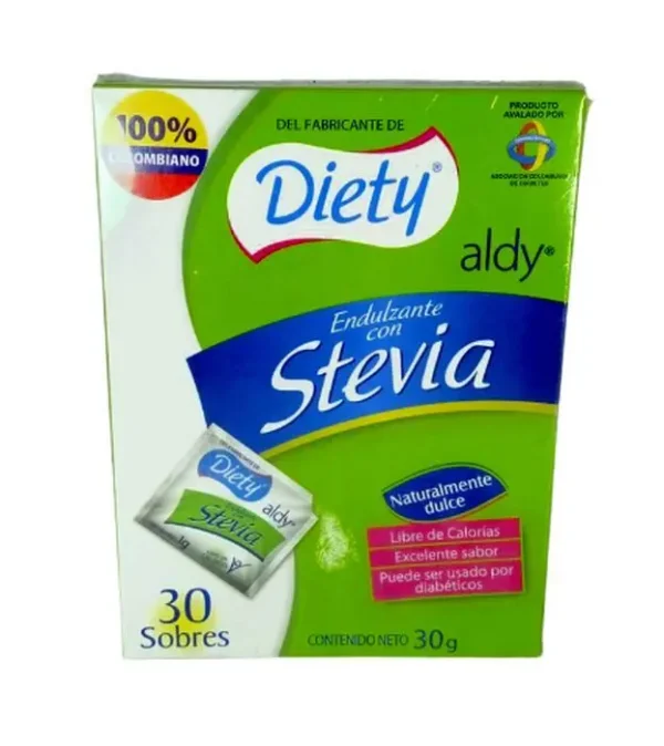 ENDULZ STEVIA CAJA 30 SOBRES UND