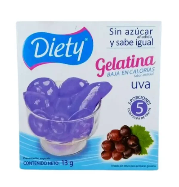 [10302-UND] GELATINA UVA DIETY 13 G UND