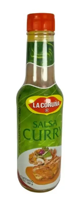 SALSA CURRY LA CORUNA 180 GR UND