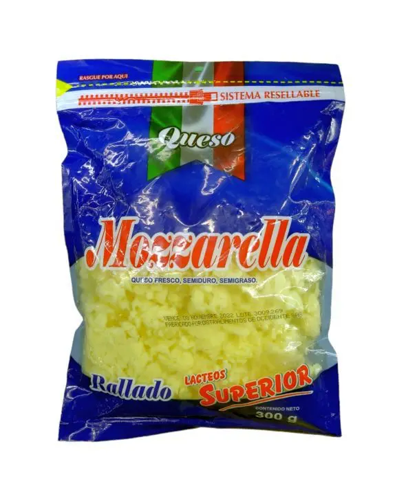[2350-UND] QUESO MOZZARELLA SUPERIOR RALLADO 300 G UND