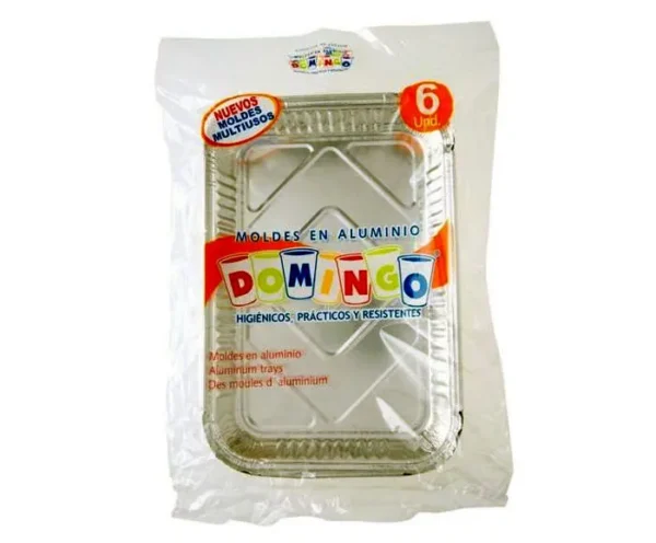 [11625-UND] MOLDE ALUMINIO DOMINGO OFICIO 6 U UND