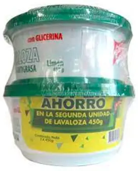 [12792-2UN] LAVALOZA DERSA LIMON 450 G 2 UND