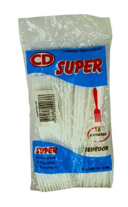 [4050-UND] DESECHA TENEDOR PEQUENO 20 UND