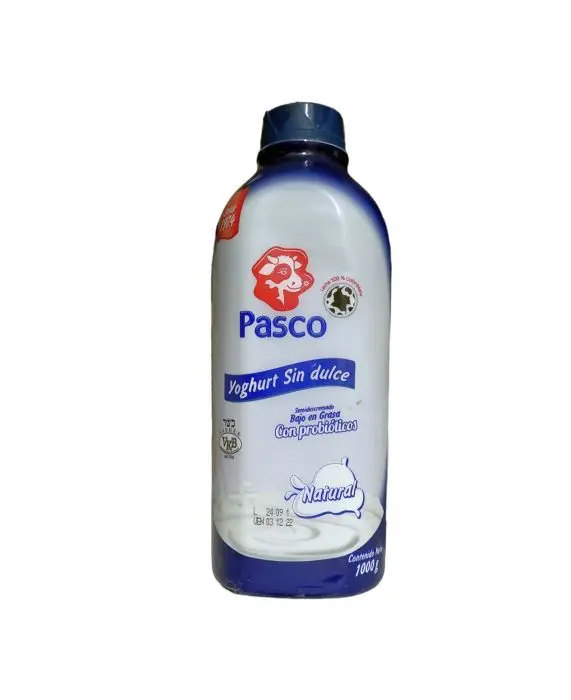 [9853-UND] YOGURT PASCO NATURAL SIN DULCE 1000 UND
