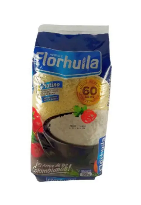 ARROZ PLATINO FLORHUILA 1000 GR UND