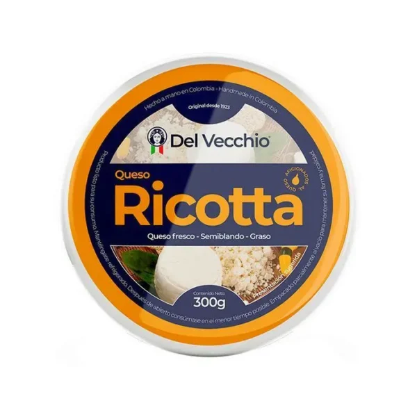 [1476-UND] QUESO RICOTTA VECCHIO 300 GR UND
