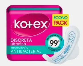 [12568-UND] TOALL HIGIE KOTEX CUIDADO AVANZADO 30 U UND