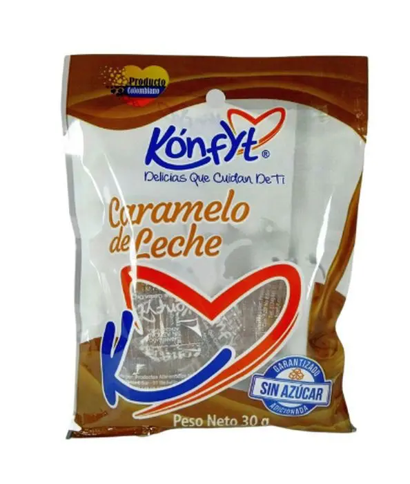 [1296-UND] DULCE LECHE DIET KONFYT 30 GR UND