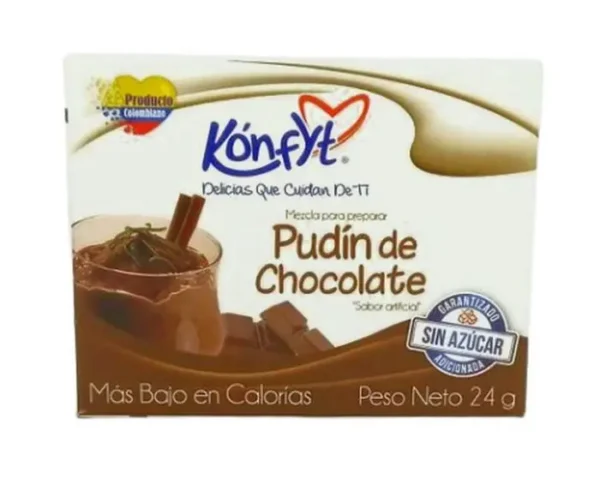 [567-UND] PUDIN DIETETICO CHOCOLATE KONFYT  24 GR UND