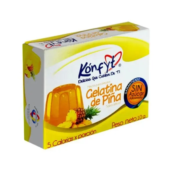 [11587-UND] GELATINA KONFYT PINA SIN AZUCAR 10 G UND