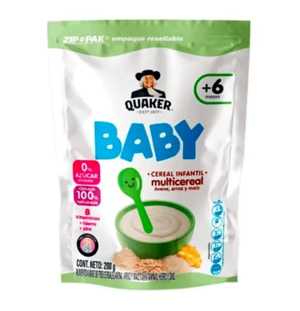 [10607-UND] CEREAL INFANTIL MULTICEREAL QUAKER 100 G UND
