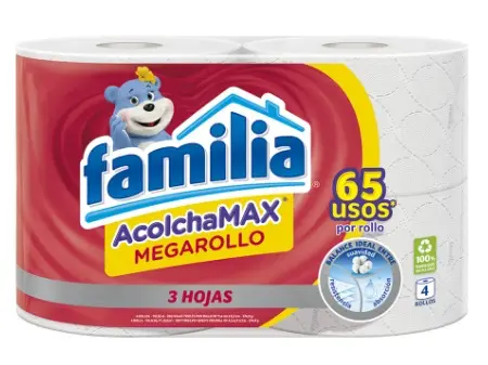 [2517-UND] PAPEL HIGIE FAMILIA ACOLCHAMAX 4 U UND