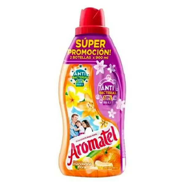 SUAVIZANTE AROMATEL MANDARINA FLORAL 900 2 UND