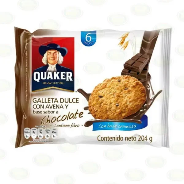 [9768-6UN] GALLETA QUAKER FLOTADAS CHOCOLATE 34 G 6 UND