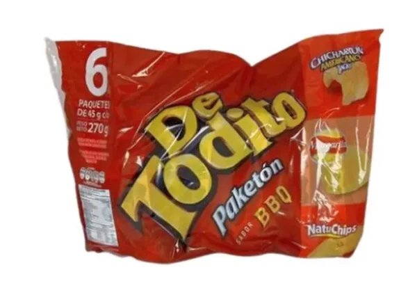 PASABO DETODITO BBQ 45 G 6 UND