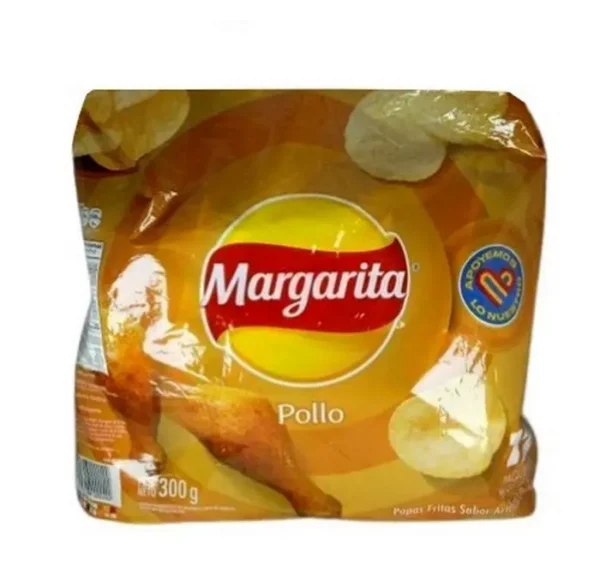 PAPAS FRITAS MARGARITA POLLO 25 G 12 UND