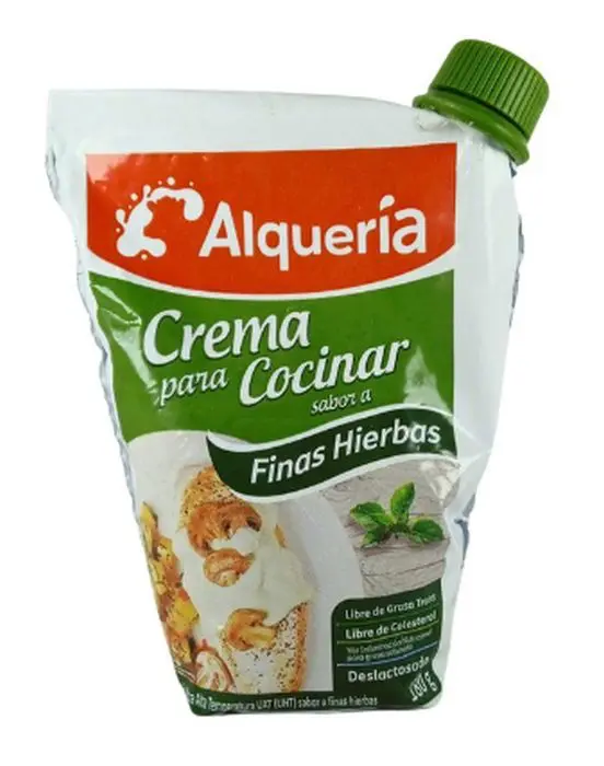 [10296-UND] CREMA DE LECHE FINAS HIERBAS ALQUERIA UND