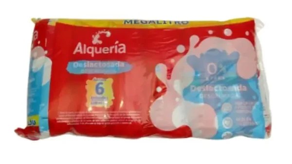 LECHE DESLAC/DESCRE ALQUERIA 1.1 L 6 UND