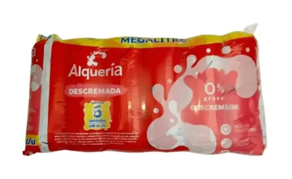 LECHE DESCREMADA ALQUERIA 1.1 ML 6 UND