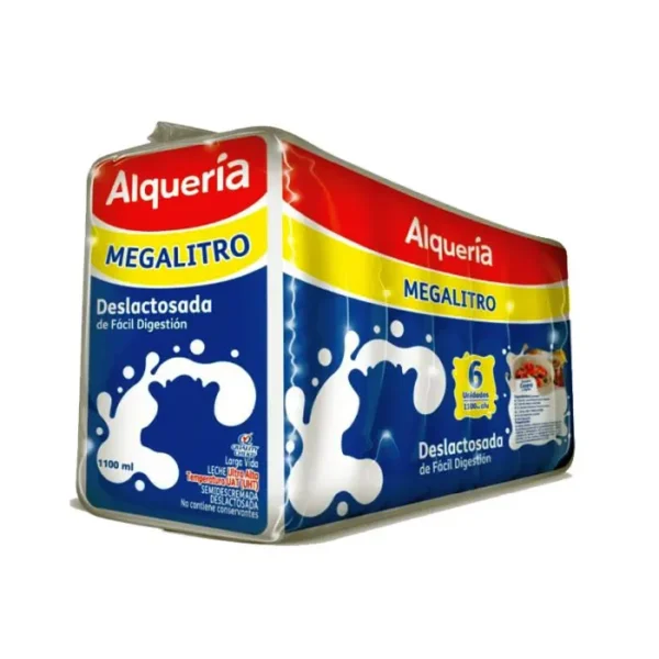 [1339-SI6] LECHE DESLAC ALQUERIA 1.1 ML 6 UND