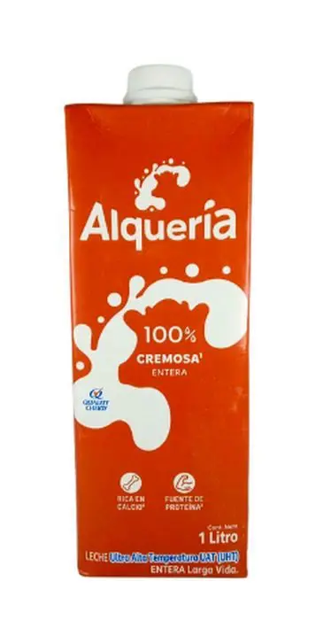 [3295-UND] LECHE ENTERA ALQUERIA TETRA 1 LT UND