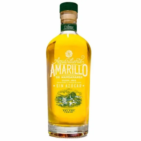 AGUARDIENTE AMARILLO DE MANZANARES 750ML UND