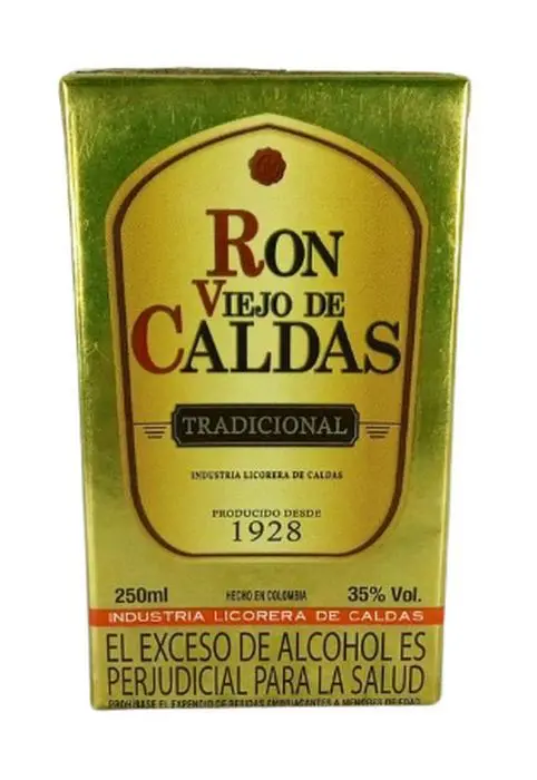 [3383-UND] RON VIEJO DE CALDAS 250 ML UND