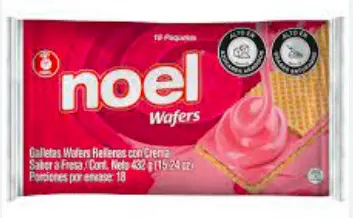 [13152-UND] GALLETA WAFER NOEL FRESA 432 G UND