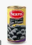 [13266-UND] ACEITUNAS SERPIN SIN HUESO NEGRAS 200 G UND
