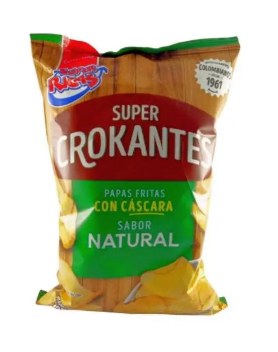 PAPAS FRITAS SUPER RICAS CROKANTE 115 GR UND