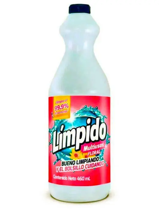 [8678-UND] BLANQUEADOR LIMPIDO FLORAL 460 ML UND