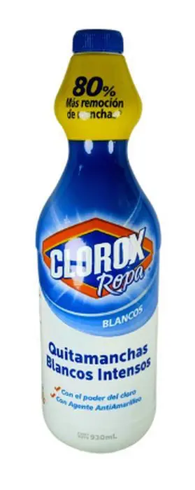 BLANQUEADOR CLOROX ROP BLANC 930 ML UND