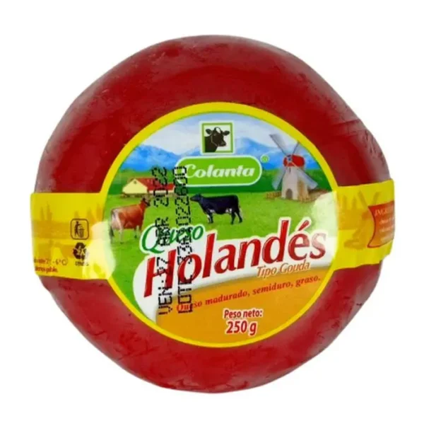 QUESO HOLANDES COLANTA 250 GR UND