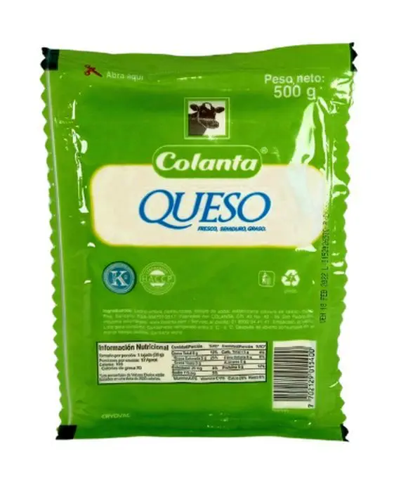 [684-UND] QUESO BLANCO COLANTA  500 GR UND