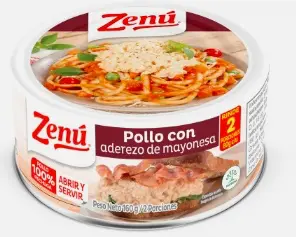 [12722-UND] POLLO ZENU CON ADEREZO MAYONESA 160 G UND
