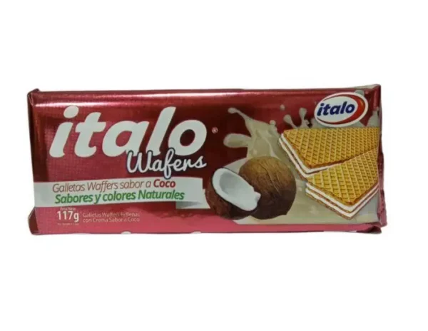 GALLETA WAFER ITALO COCO 117 G UND