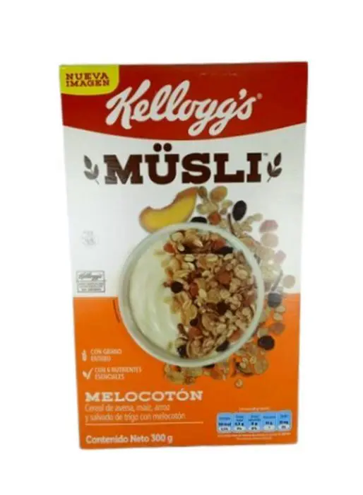 [875-UND] CEREAL MUSLI MELOCOTON 300 GR UND