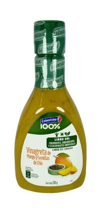 [4769-UND] VINAGRETA LA CONSTANCIA MANGO CHIA 33 UND