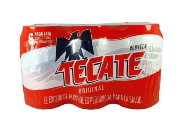 [8395-6UN] CERVEZA TECATE LATA 330 ML 6 UND