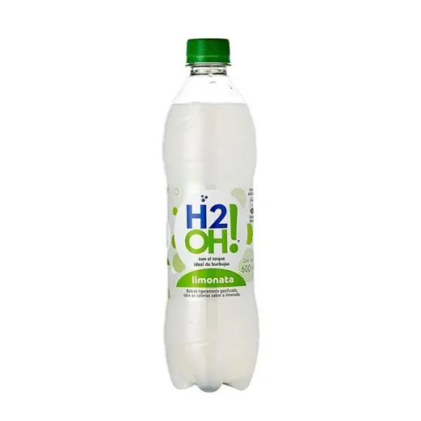 AGUA H2O LIMONATA 600 ML UND