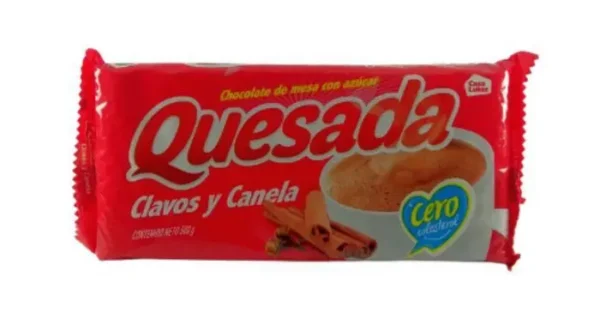 CHOCOLATE QUESADA CLAV/CANL 500 GR UND