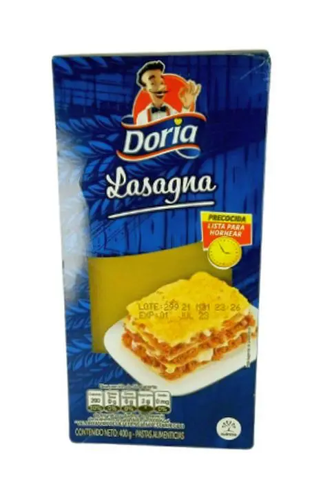 [808-UND] PASTA LASAGNA DORIA 400 GR UND