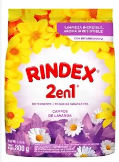 [8895-UND] DETERG POLVO RINDEX CAMPOS LAVANDA 800 G UND