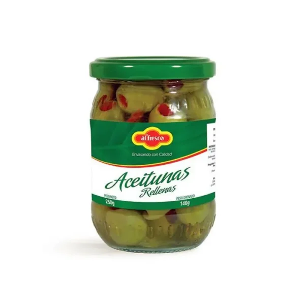 [3836-UND] ACEITUNAS RELLE ALFRESCO 250 GR UND