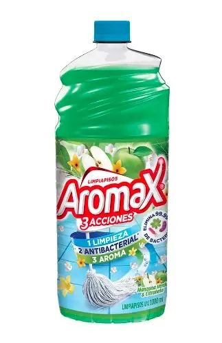 LIMPIA PISOS AROMAX MANZANA VERDE 1000ML UND